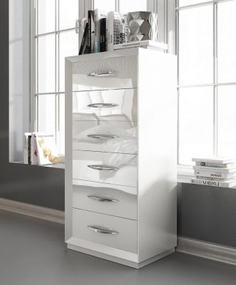 Bedroom Furniture Dressers and Chests Carmen Chest White