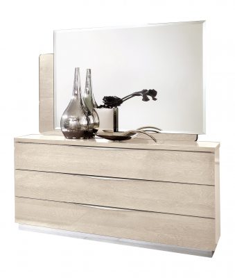 Bedroom Furniture Dressers and Chests Platinum LEGNO Single Dresser IVORY