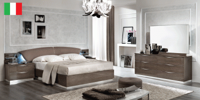 Bedroom Furniture Modern Bedrooms QS and KS Platinum QS DROP Bedroom SILVER BIRCH