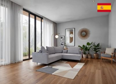 Brands Fama Modern Living Room, Spain Redford Sectional Grey