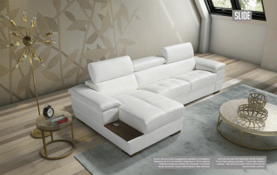 Living Room Furniture Sectionals with Sleepers Slide