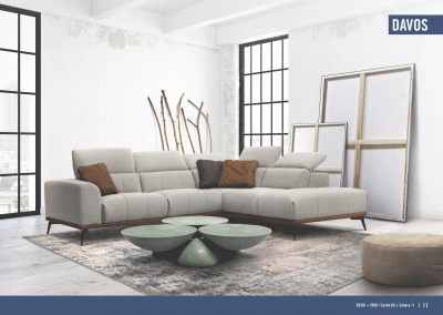 Living Room Furniture Sectionals Davos Sectional