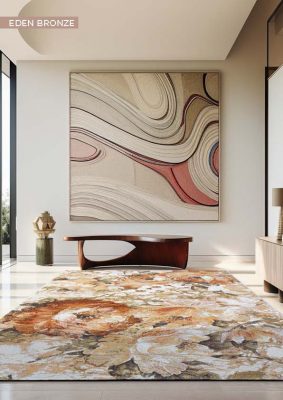 Living Room Furniture Rugs Eden Bronze Rug