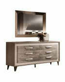 Bedroom Furniture Dressers and Chests ArredoAmbra Double Dresser / Mirror