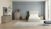 Bedroom Furniture Twin Size Kids Bedrooms Haifa 48" Bed with Nora Casegoods