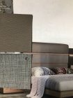 Headboard : mix Eco leather with fabrics