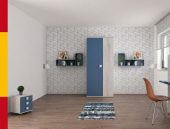 Bedroom Furniture Twin Size Kids Bedrooms Jazz Kids Bedroom Oak Blue
