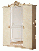 Barocco Ivory 4 Door Wardrobe