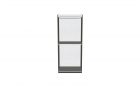 Standard accessories : 1 shelf + 1 hanging rail per section.