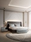 Wooden headboard
