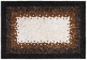 Quadra Center Leather Rug