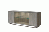 Volare 4 Door buffet w/ mirror GREY