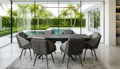 Dining Room Furniture Kitchen Tables and Chairs Sets Aurora Onyx Dining set