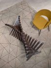 ALF wood glass table
