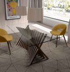 ALF wood glass table