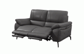 Living Room Furniture Sofas Loveseats and Chairs 2934 Dark Grey Loveseat w/ electric recliners