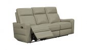 Living Room Furniture Sofas Loveseats and Chairs 3517 Grey Sofa w/ manual recliners