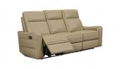 Living Room Furniture Sofas Loveseats and Chairs 3517 Taupe Sofa w/ manual recliners