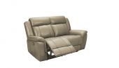 Living Room Furniture Reclining and Sliding Seats Sets 9015 Taupe Loveseat w/ manual recliner