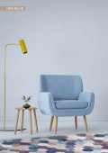 Hex Blue Rug