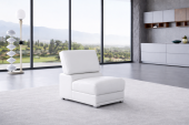 Living Room Furniture Sectionals 2119 Chair - White
