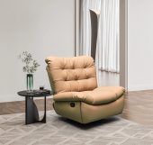 Living Room Furniture Sofas Loveseats and Chairs J339 Manual Recliner Leather Chair