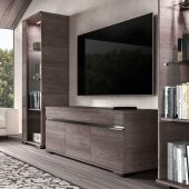 Wallunits Entertainment Centers Viola 3 Door TV Unit
