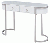 Bedroom Furniture Dressers and Chests 131 Hallway Console Table White/Silver